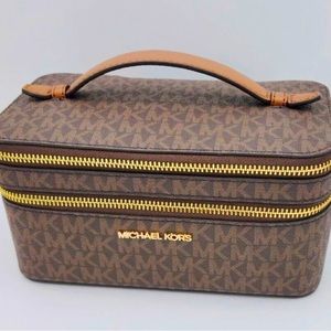 Michael Kors travel makeup case new.